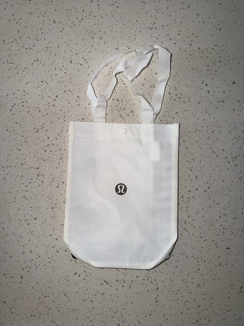 lululemon athletica White Mini Tote with Logo - Picture 1 of 1